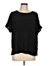 Old Navy 100% Cotton Black Short Sleeve Top Size L - photo 1