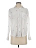 Rails Hearts White Long Sleeve Blouse Size S - photo 1