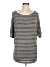 Cato Gray Short Sleeve Top Size L - photo 1