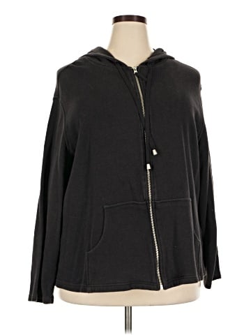 Basic Editions Zip Up Hoodie (view 1)