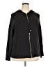 Basic Editions 100% Cotton Black Zip Up Hoodie Size 3X - photo 1