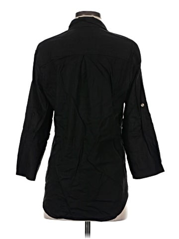 Glam 3/4 Sleeve Button-Down Shirt (view 2)