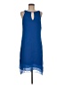 Trouve 100% Polyester Solid Blue Cocktail Dress Size 8 - photo 1