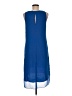 Trouve 100% Polyester Solid Blue Cocktail Dress Size 8 - photo 2