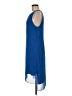 Trouve 100% Polyester Solid Blue Cocktail Dress Size 8 - photo 5