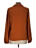 Gilli 100% Polyester Orange Long Sleeve Blouse Size L - photo 2