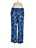 Elevenses Print Blue Casual Pants Size 6 - photo 1