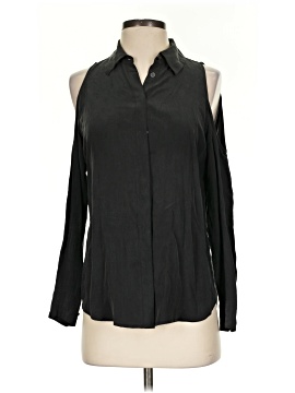 Equipment Long Sleeve Silk Top (view 1)