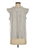 Adrianna Papell Silver Sleeveless Blouse Size S (estimated) - photo 1