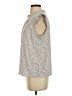 Adrianna Papell Silver Sleeveless Blouse Size S (estimated) - photo 5