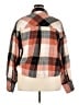 Sanctuary Plaid Brown Long Sleeve Button-Down Shirt Size 2X - photo 2