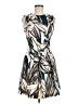H&M Graphic Gray Cocktail Dress Size 6 - photo 1
