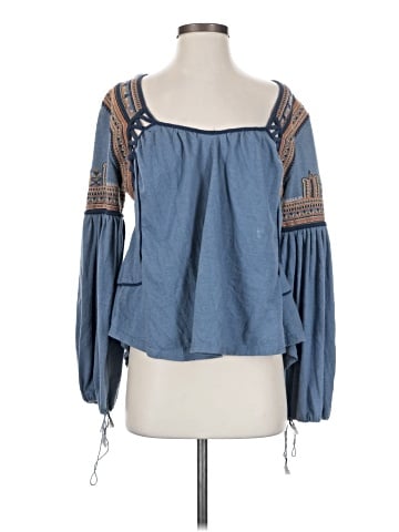 Free People Long Sleeve Blouse (view 1)