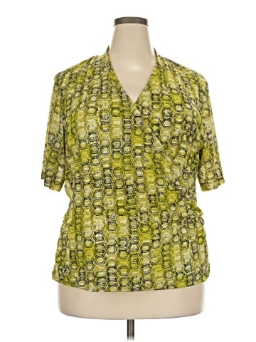 Jones New York Collection Short Sleeve Blouse (view 1)