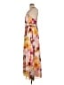 Cache 100% Polyester Floral Yellow Casual Dress Size 12 - photo 5