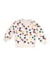 Hanna Andersson Polka Dots White Sweatshirt Size 3T - photo 1