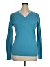 Ann Taylor LOFT Outlet 100% Cotton Teal Pullover Sweater Size XL - photo 1