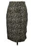 Les Copains 100% Silk Paisley Gray Silk Skirt Size EU 40 / US 10 - photo 1