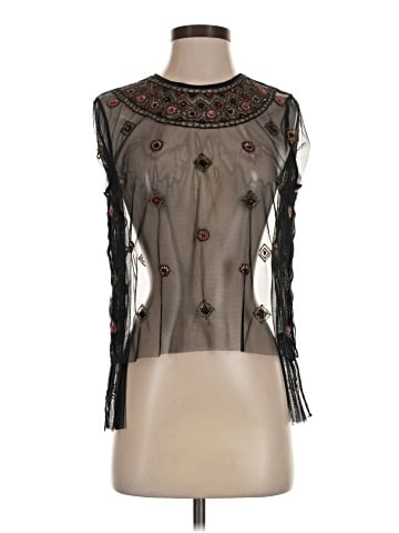 Zara Basic Long Sleeve Blouse (view 1)