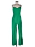 Bebe Color Block Green Jumpsuit Size M - photo 1