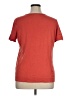 August Silk Solid Red Short Sleeve T-Shirt Size 1X - photo 2