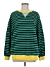 Unbranded Stripes Green Pullover Sweater Size M - photo 1
