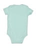 Carter's 100% Cotton Print Teal Short Sleeve Onesie 9-12 MO / 12 MO - photo 2