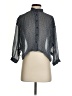 Millau 100% Polyester Polka Dots Gray 3/4 Sleeve Blouse Size S - photo 1