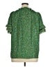 Max Studio 100% Polyester Green Short Sleeve Blouse Size 1X - photo 2