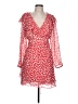 Free People 100% Polyester Red Cocktail Dress Size L - photo 1