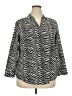 Talbots Chevron-herringbone Black Kimono Size 18 Petite - photo 1