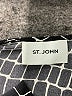 St. John 100% Silk Black Short Sleeve Silk Top Size M - photo 8