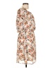 Bebop 100% Polyester Floral Tan Casual Dress Size M - photo 4