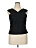 Nicole Miller Black Sleeveless Blouse Size XL - photo 1