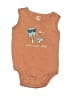 Carter's 100% Cotton Graphic Tan Short Sleeve Onesie 12-18 MO / 18 MO - photo 1