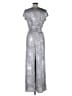 Vince Camuto Metallic Silver Jumpsuit Size M - photo 2
