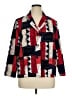 DressBarn Print Red Blazer Size XL (estimated) - photo 1