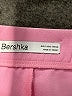 Bershka Solid Pink Skort Size S - photo 3