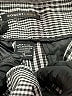 Robert Louis Houndstooth Black Shorts Size 12 - photo 4