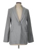Max Studio Checkered-gingham Graphic Polka Dots Gray Blazer Size L - photo 1
