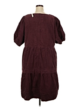 Madewell Plus Corduroy Tiered Mini Dress (view 2)