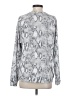 Michael Lauren Animal Print Silver Pullover Sweater Size S - photo 2