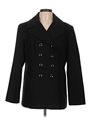 Anne Klein Wool Coat (view 1)