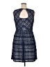 AB Studio 100% Polyester Tweed Blue Casual Dress Size 16 - photo 2