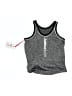 Justice 100% Recycled Polyester Gray Active Tank Size M (kids) - photo 1
