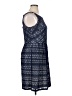 AB Studio 100% Polyester Tweed Blue Casual Dress Size 16 - photo 4