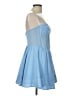 Bardot Solid Blue Cocktail Dress Size L - photo 4