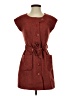 Tabitha Tweed Burgundy Casual Dress Size 4 - photo 1