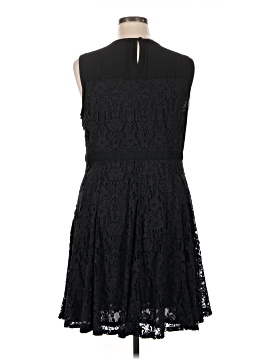 vera wang black lace cocktail dress Vera Wang Black Lace Cocktail Dress XS Long Sleeve