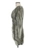 BCBGMAXAZRIA Metallic Silver Cocktail Dress Size M - photo 5